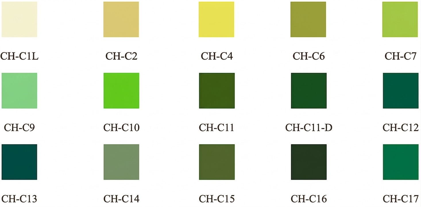 Neelam colour chart 1