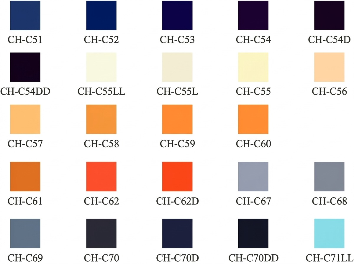 Neelam colour chart 4